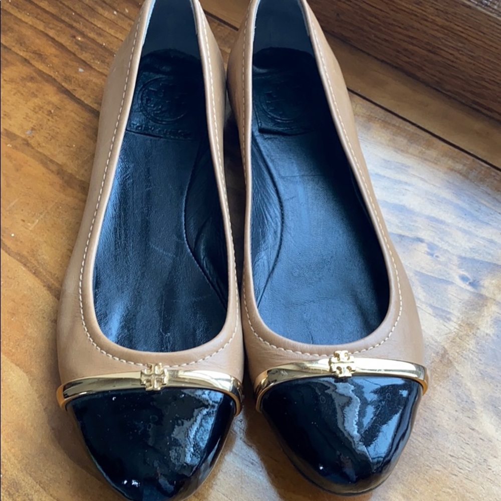 Tory Burch beige and black